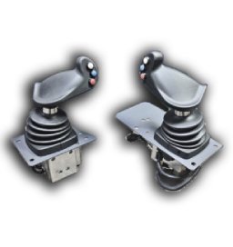 Джойстики управления рабочим ходом и навесным оборудованием